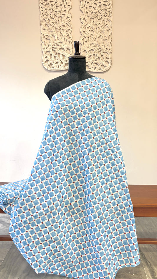 Pure hand block fabric