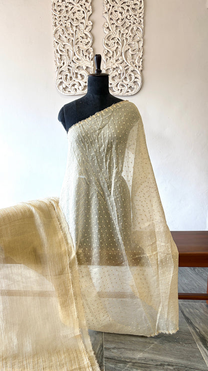 Semi crush tissue beige