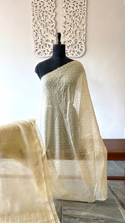 Semi crush tissue beige