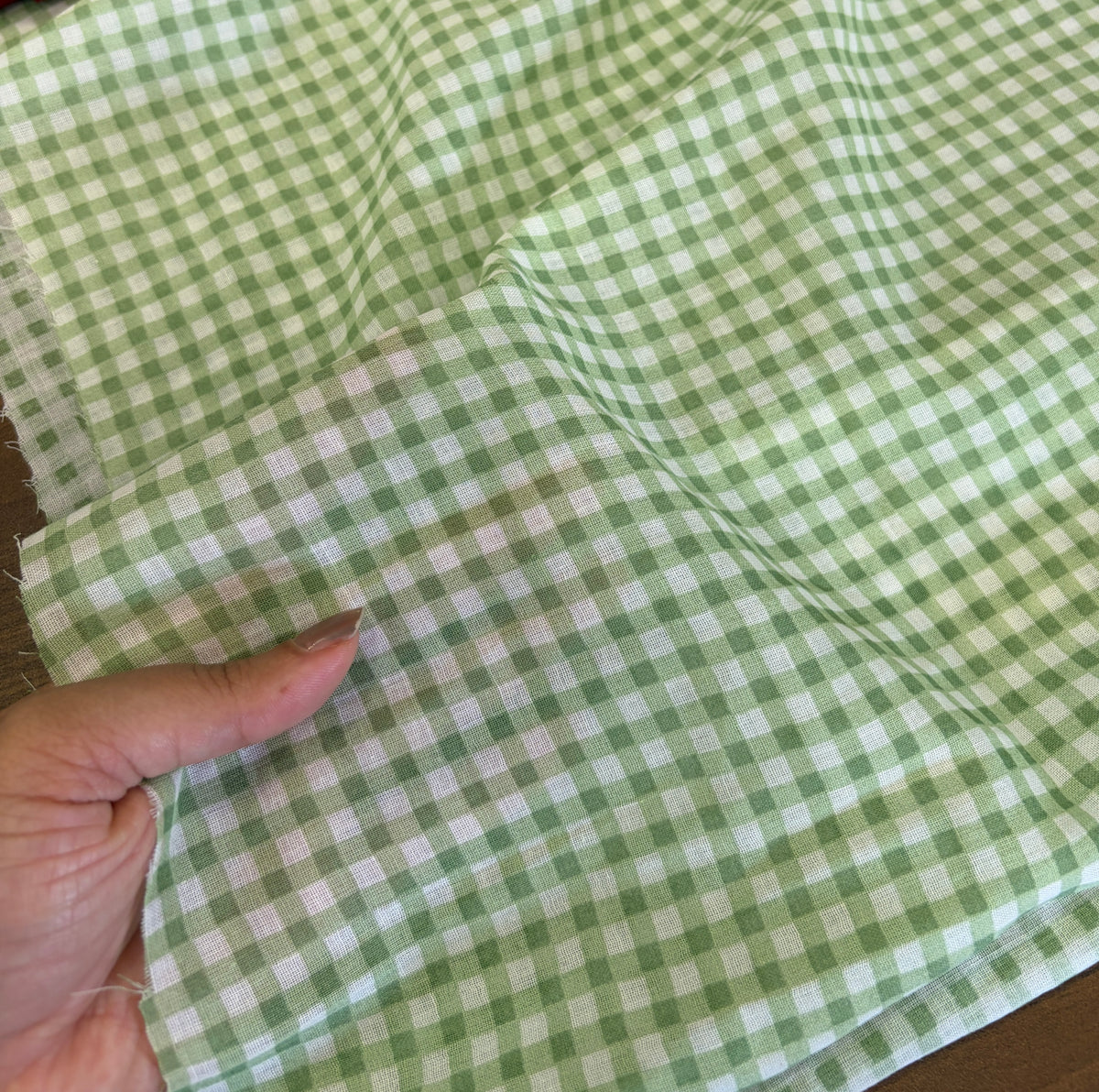 Muslin cotton check