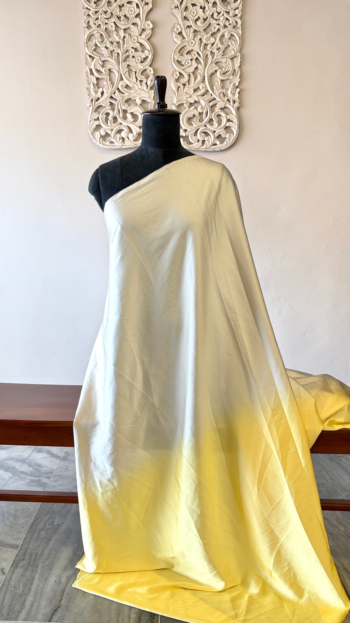 Double shade satin