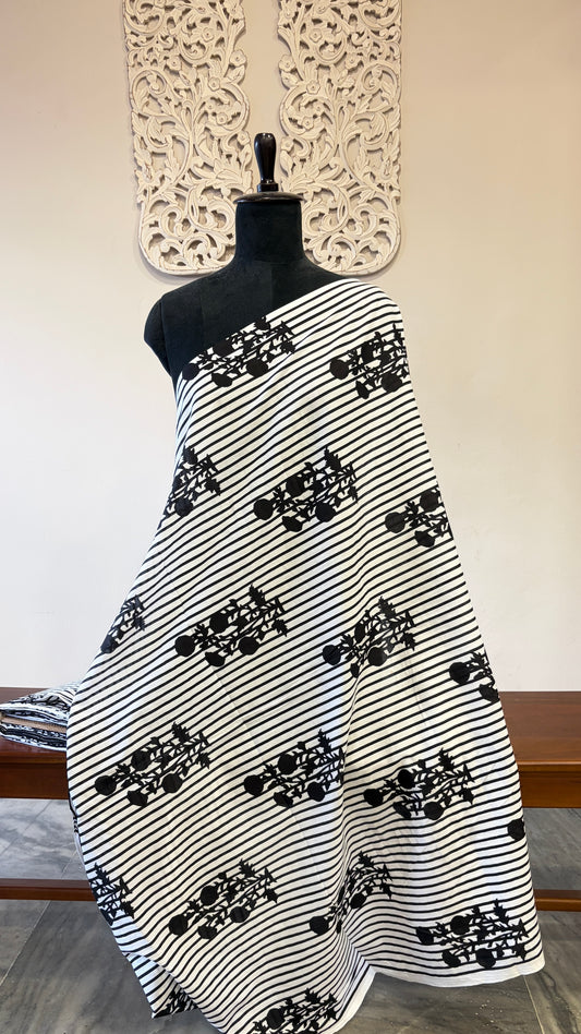 Pure hand block fabric