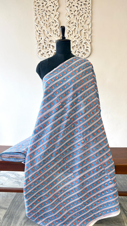 Pure hand block fabric
