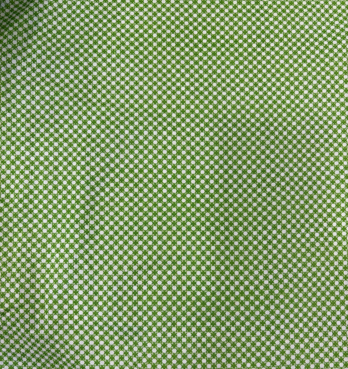 Printed poplin cotton green