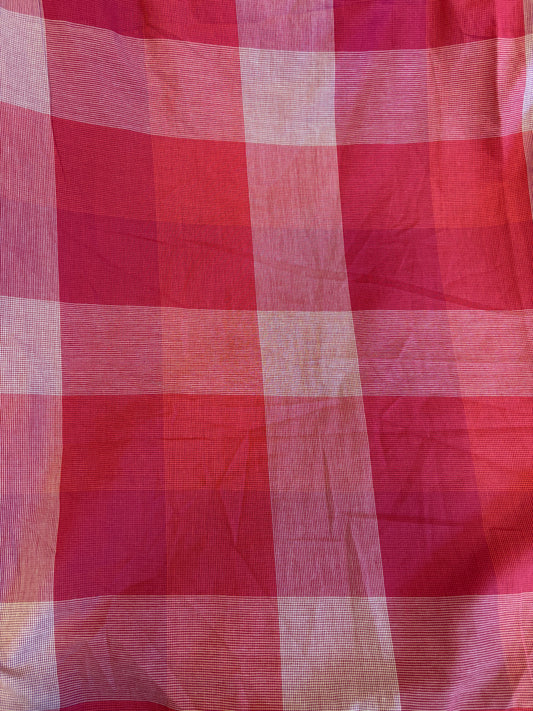 Yarn dyed cotton(soft)Red