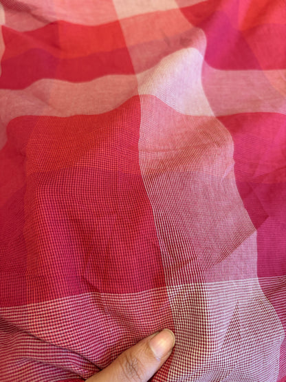 Yarn dyed cotton(soft)Red