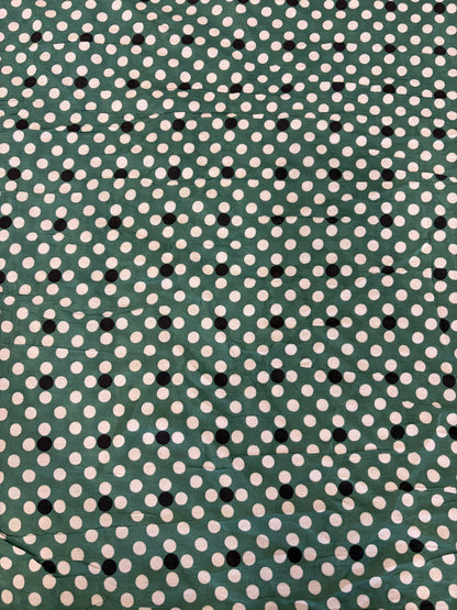 Printed natural crepe