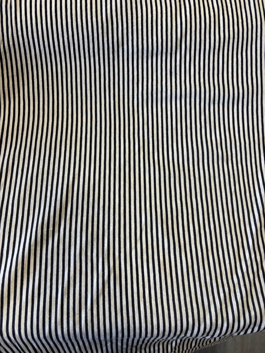 Screen printed jaipur cotton black and white