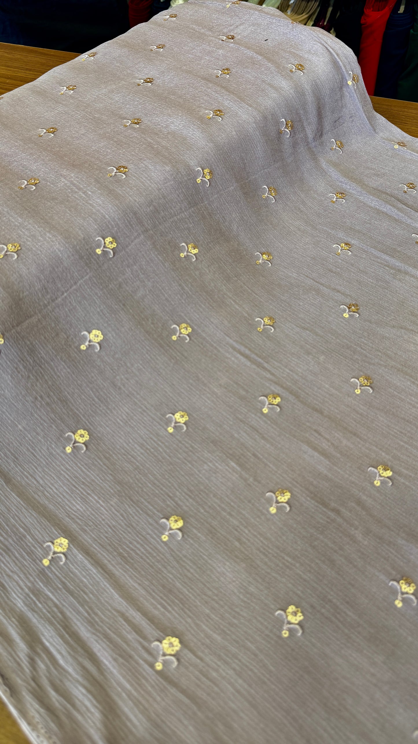 Viscose chinnon Embroidery