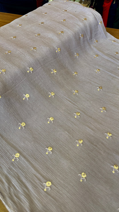 Viscose chinnon Embroidery