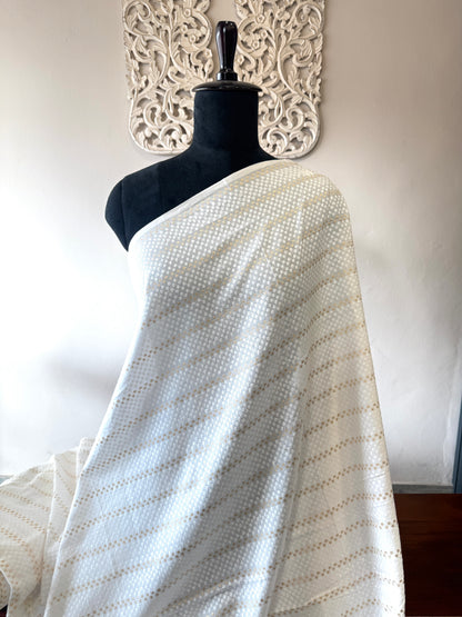 Dyeable cotton embroidery