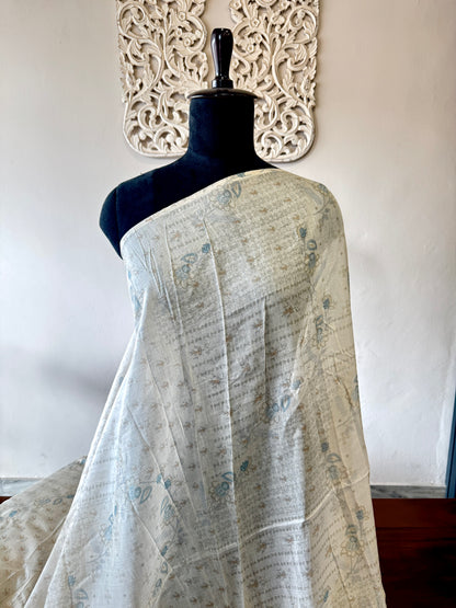 Printed Banarasi Mulchanderi