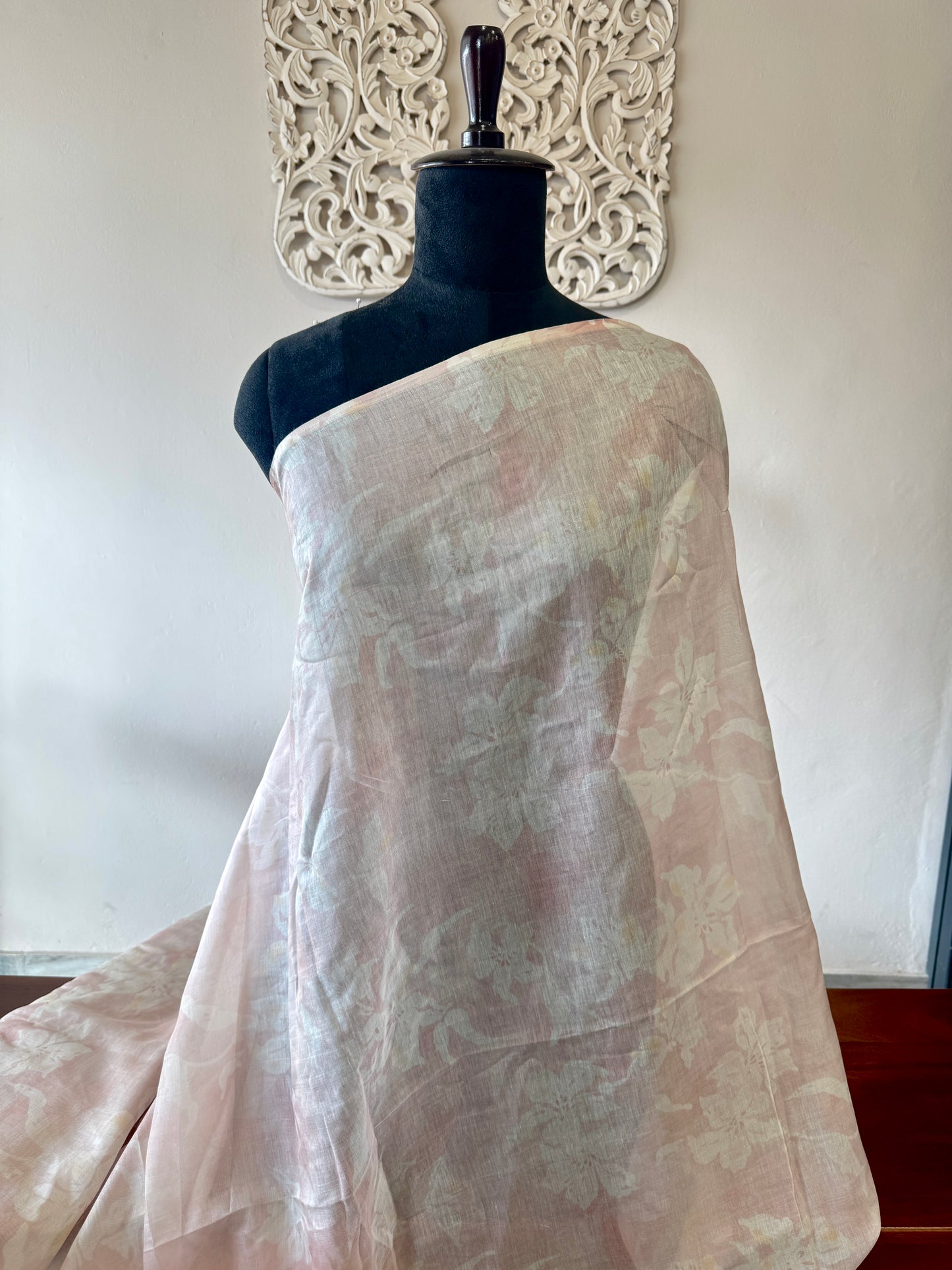 Printed Banarasi Mulchanderi