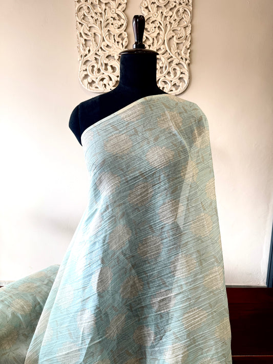 Printed Banarasi Mulchanderi