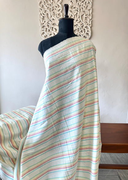 Multi Colored Stripe Soft Cotton