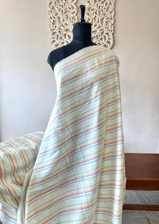 Multi Colored Stripe Soft Cotton