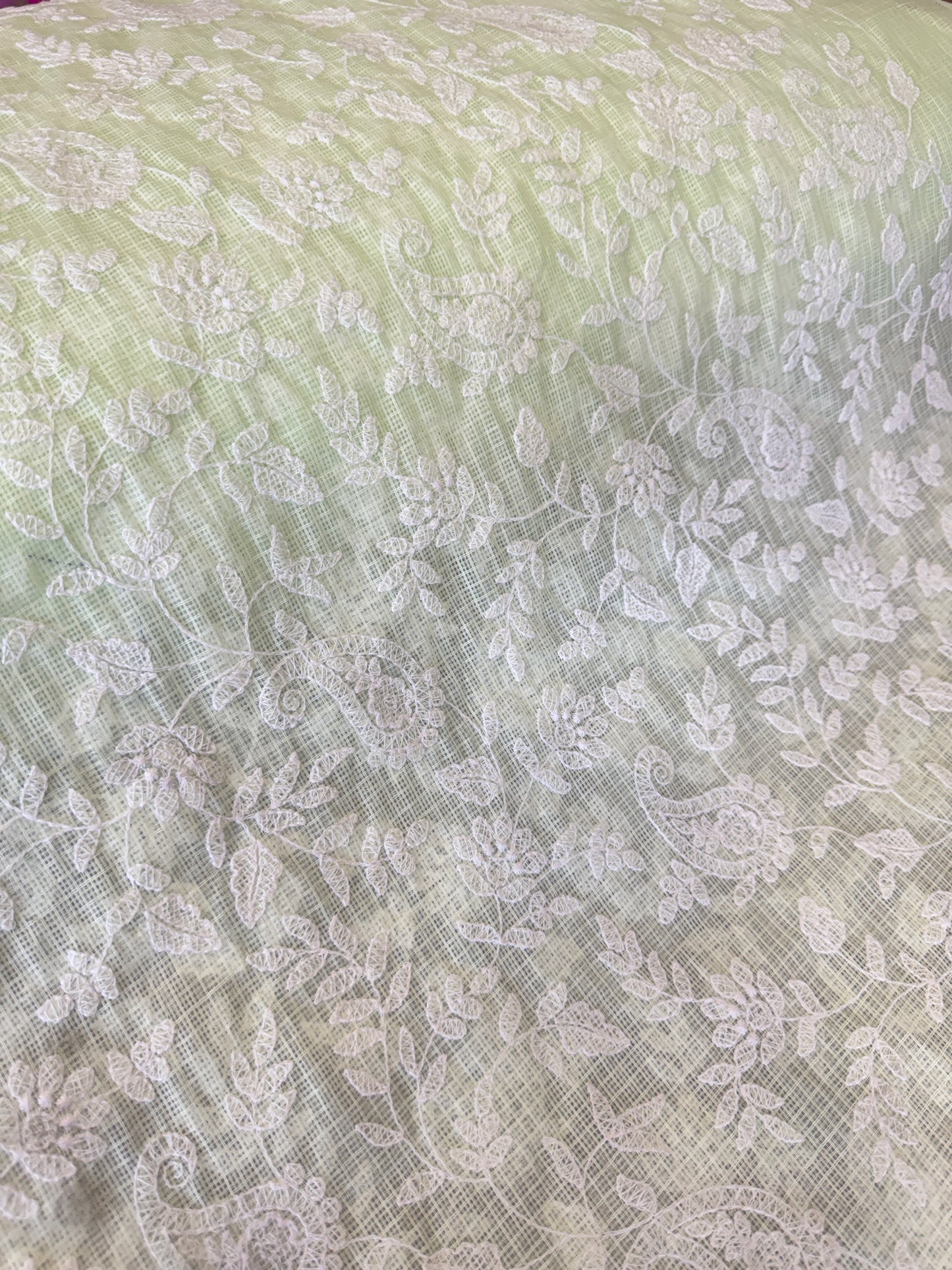 Kota-check Embroidery