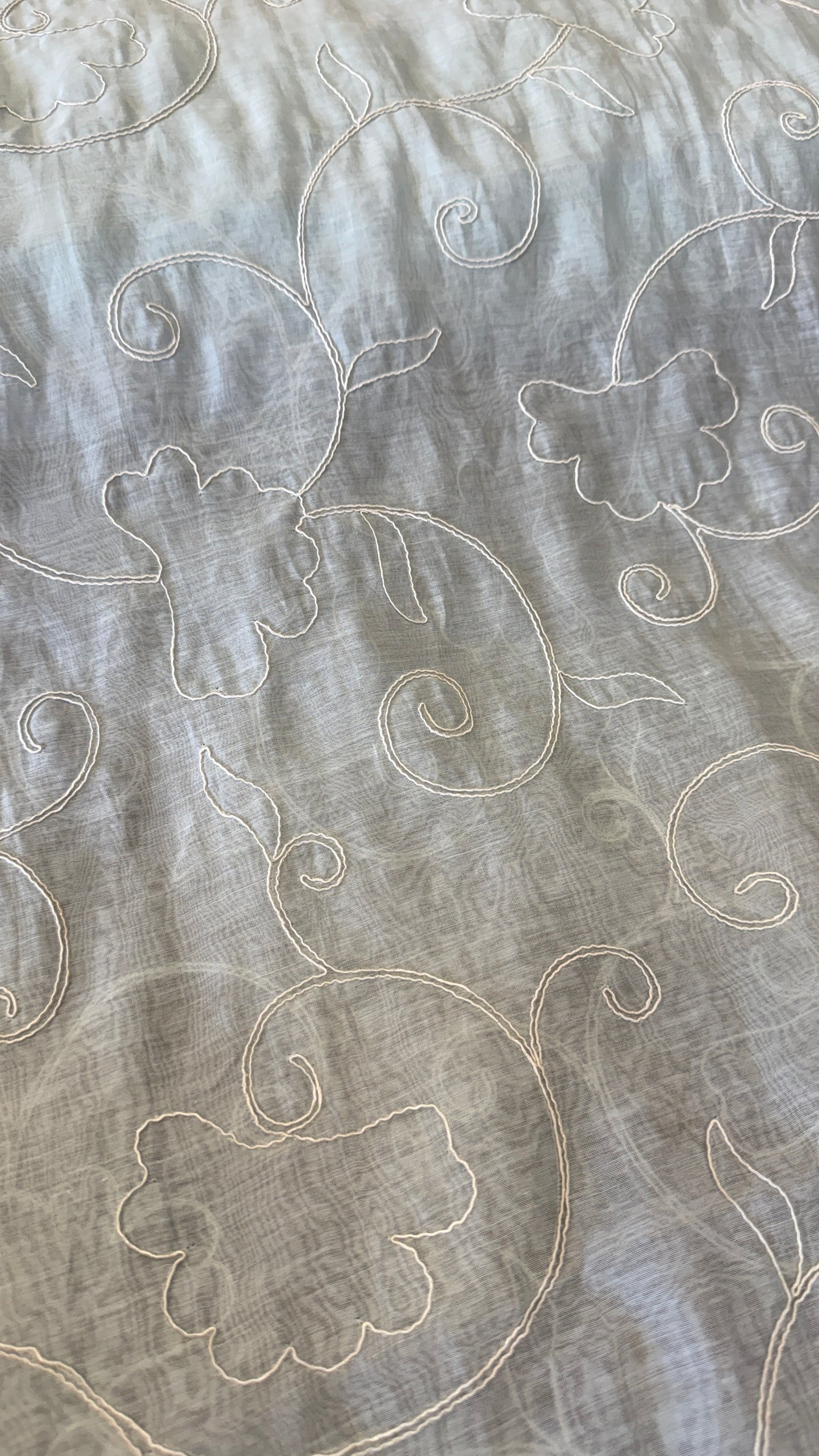 Embroidered Banarasi Mulchanderi