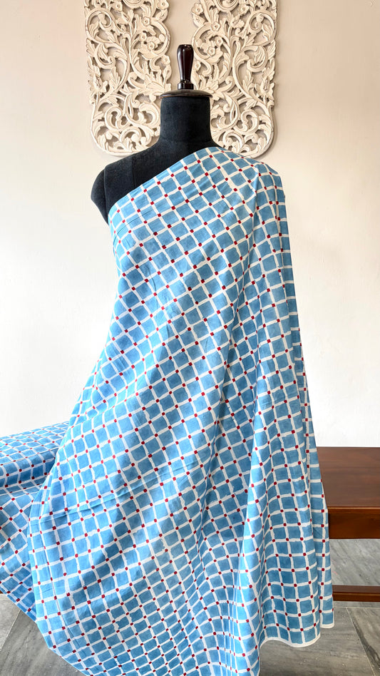 Pure hand block fabric