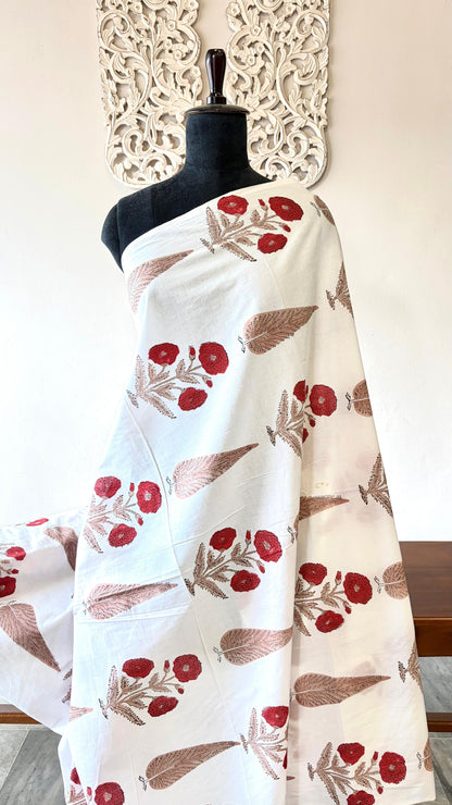Pure hand block fabric