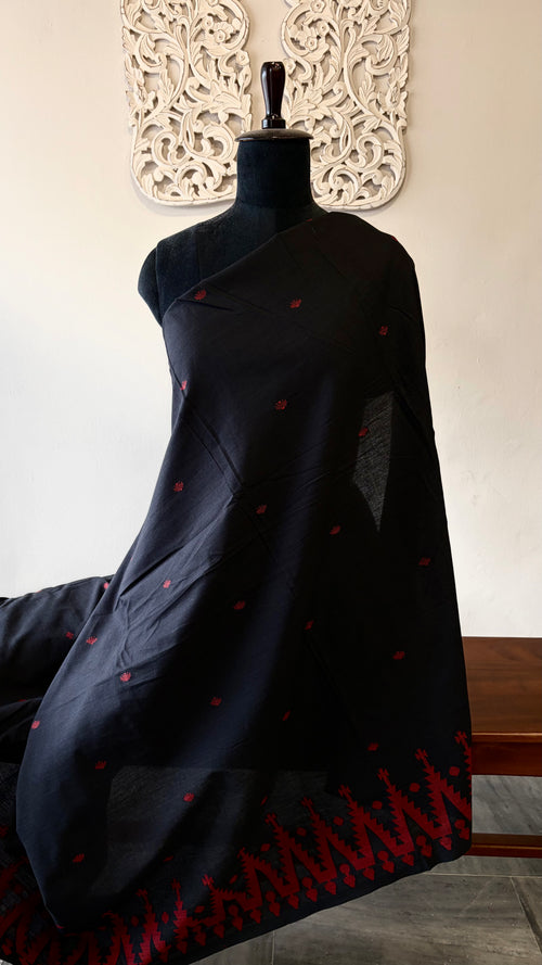 Cotton Jamdani Black