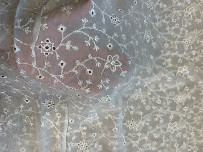 Georgette embroidery