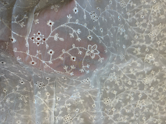 Georgette embroidery