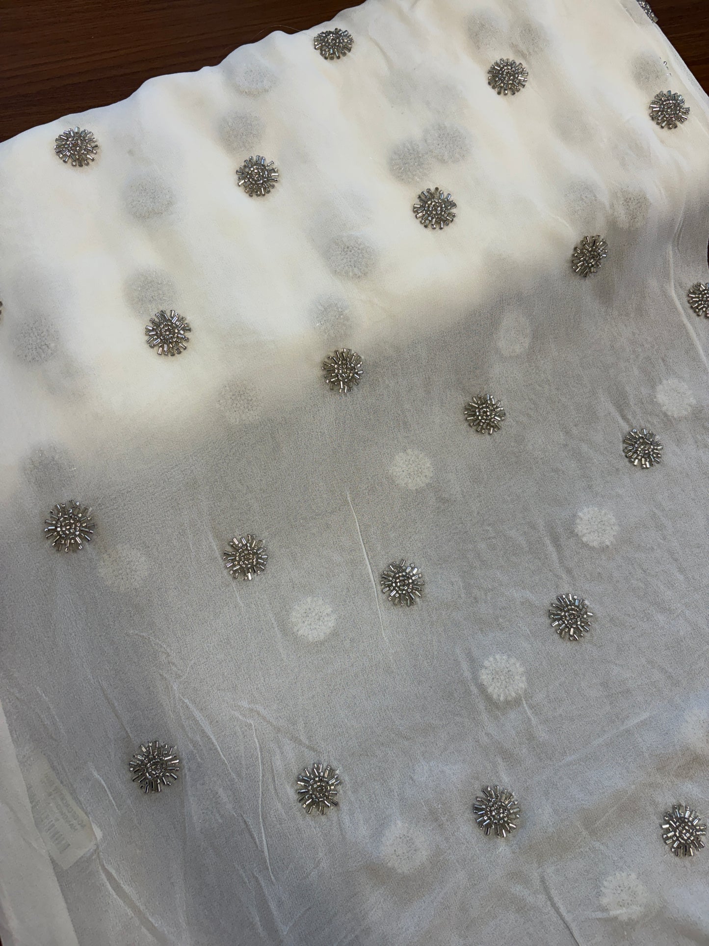 Georgette embroidery