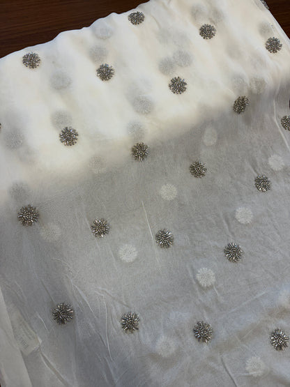 Georgette embroidery