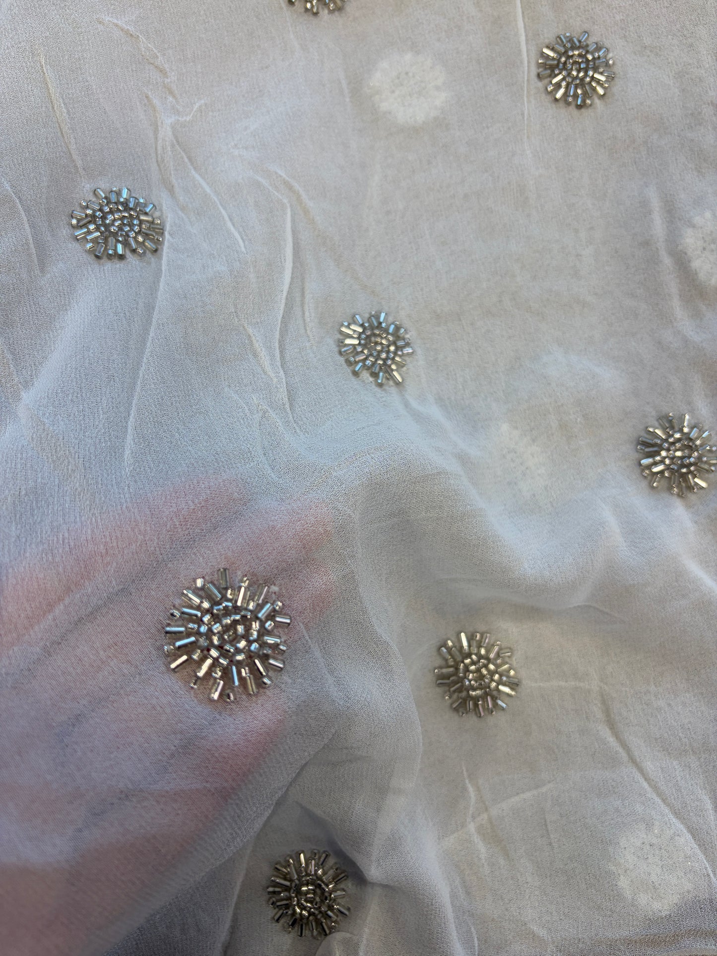 Georgette embroidery