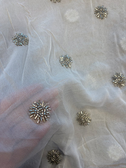 Georgette embroidery