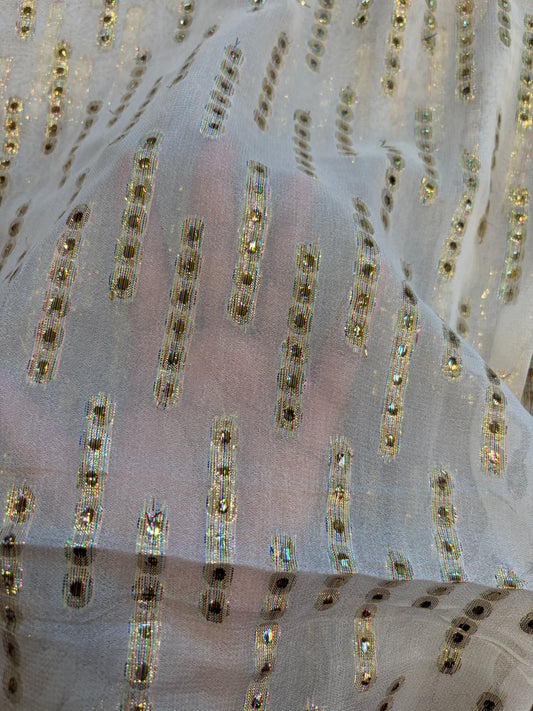 Zari Jacquard Georgette