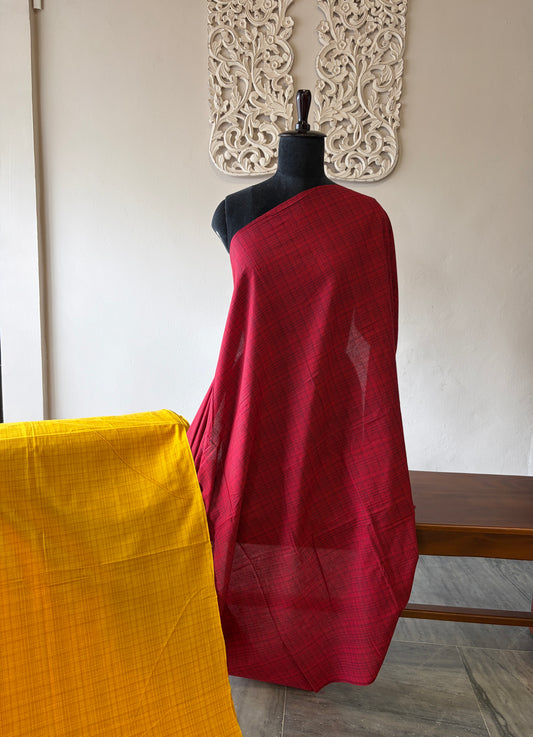 South cotton with self check pattern