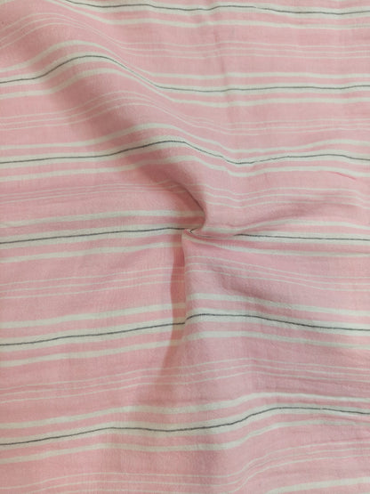 Double gauze muslin pink