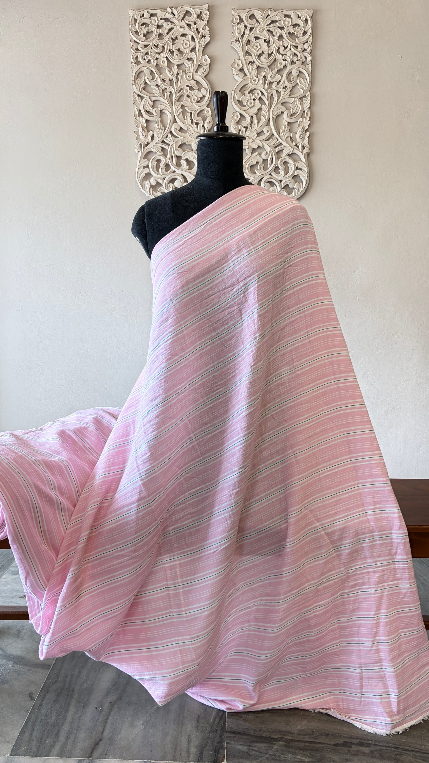 Double gauze muslin pink