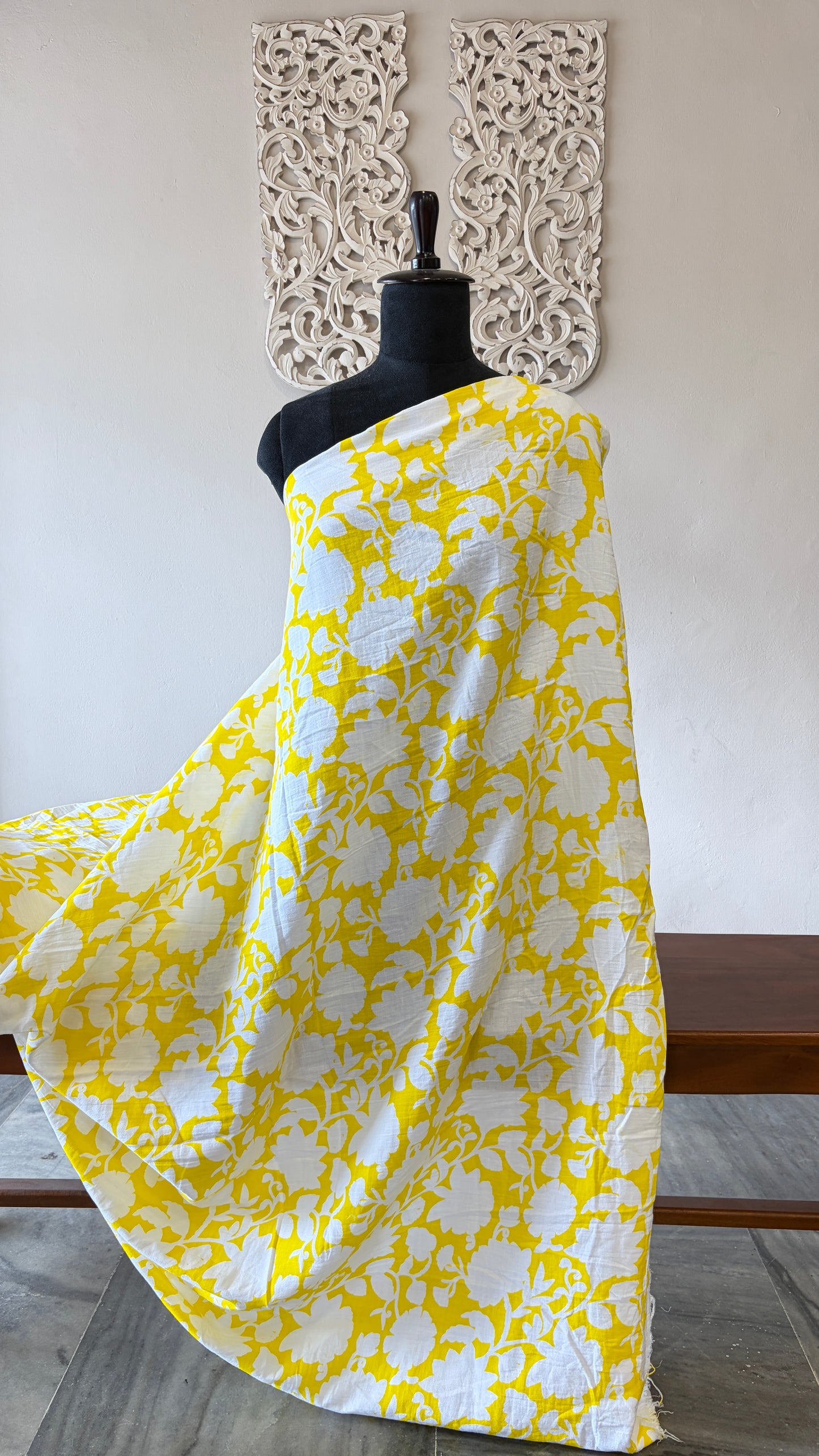 Double gauze muslin yellow