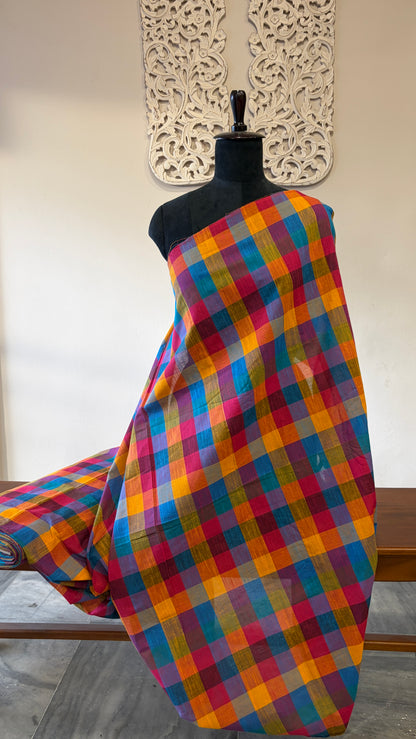 Madras check medium
