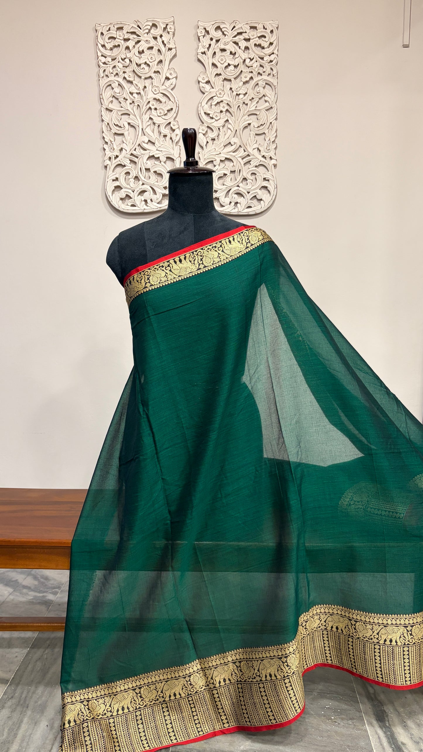 South Cotton with Malvika Border Green
