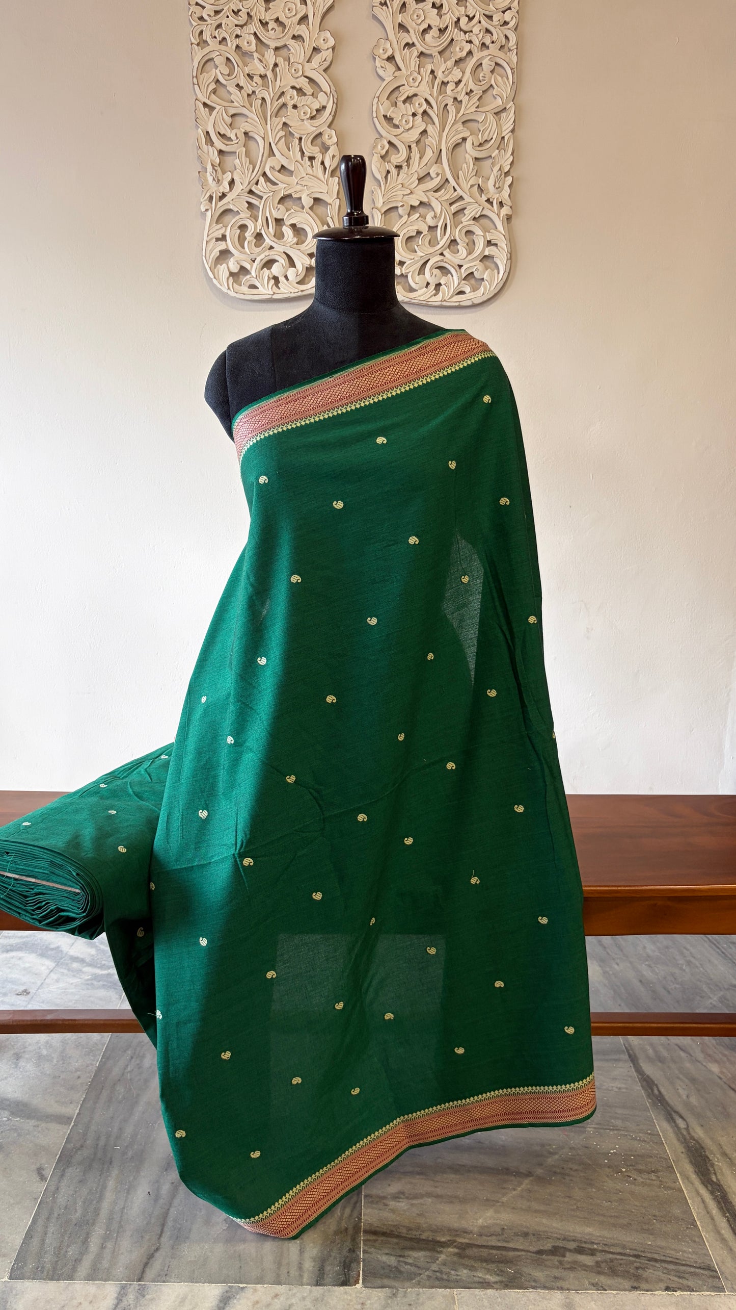 South Cotton with Mansavi border Green