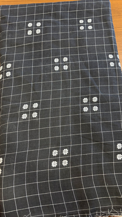 South cotton checks black