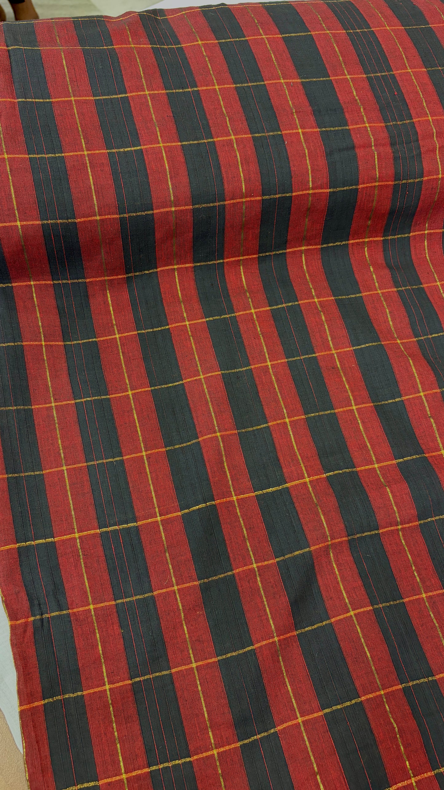 South cotton with lurex weaving
