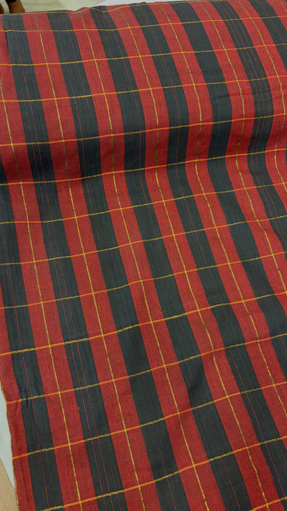 South cotton with lurex weaving