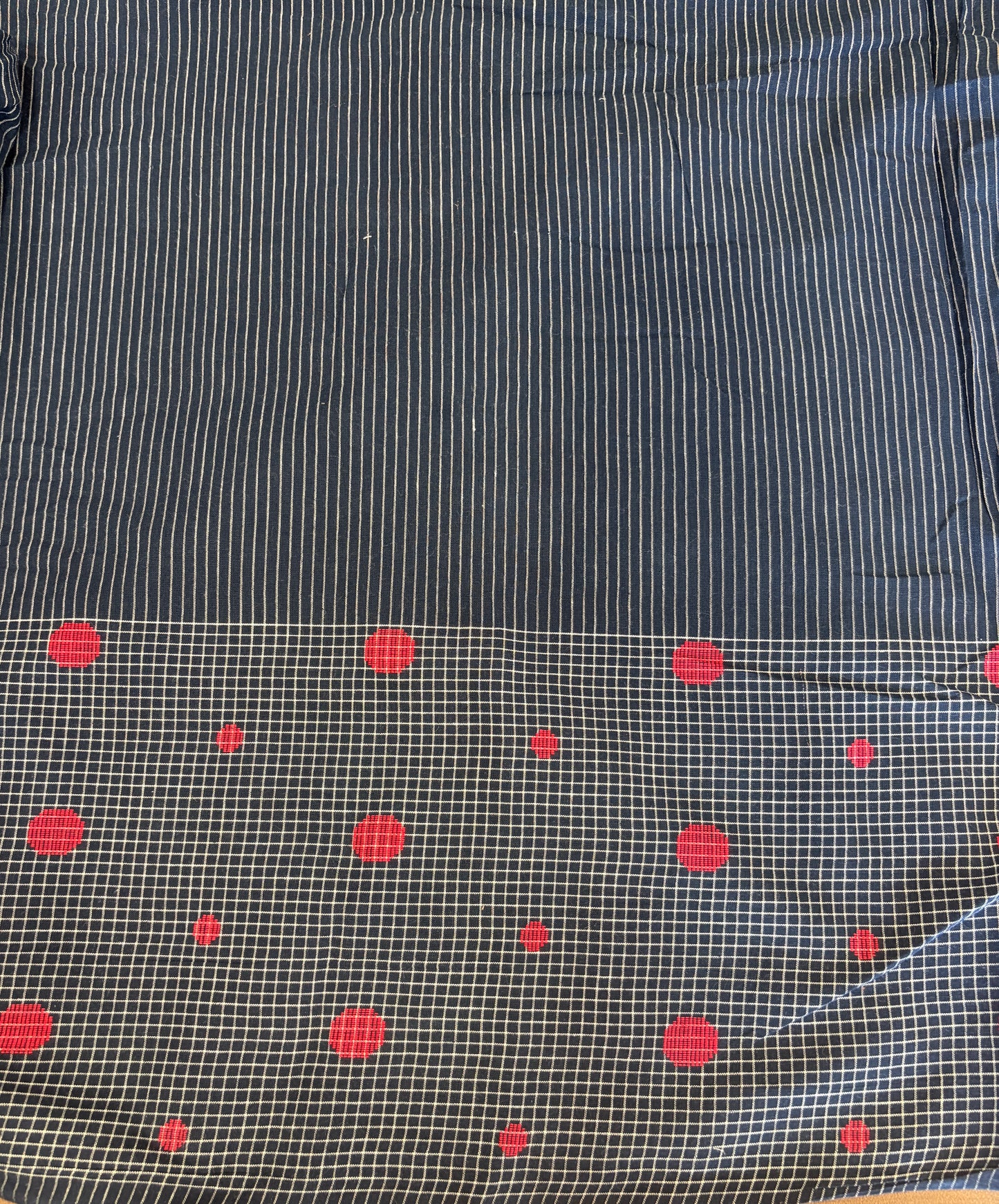 Handloom cotton with border