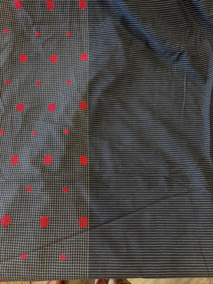 Handloom cotton with border