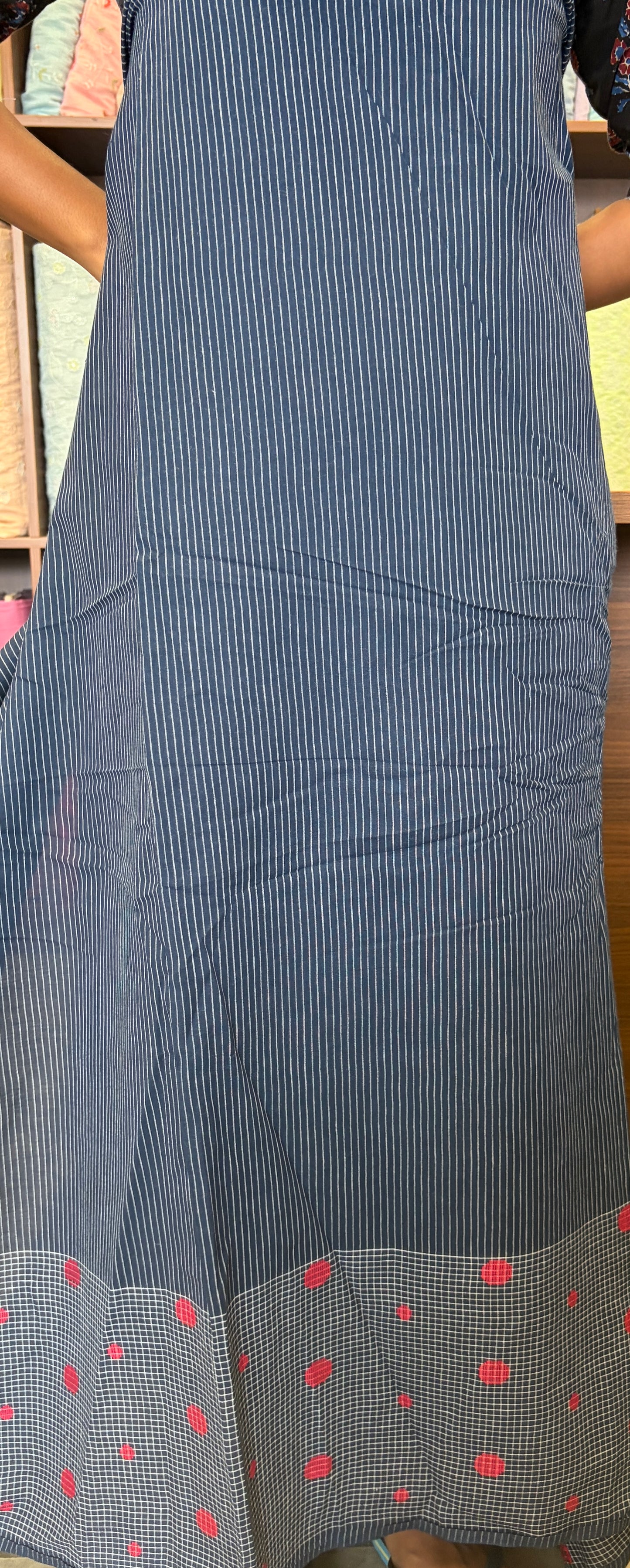 Handloom cotton with border