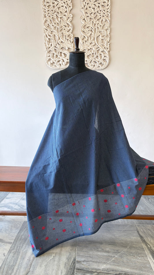 Handloom cotton with border