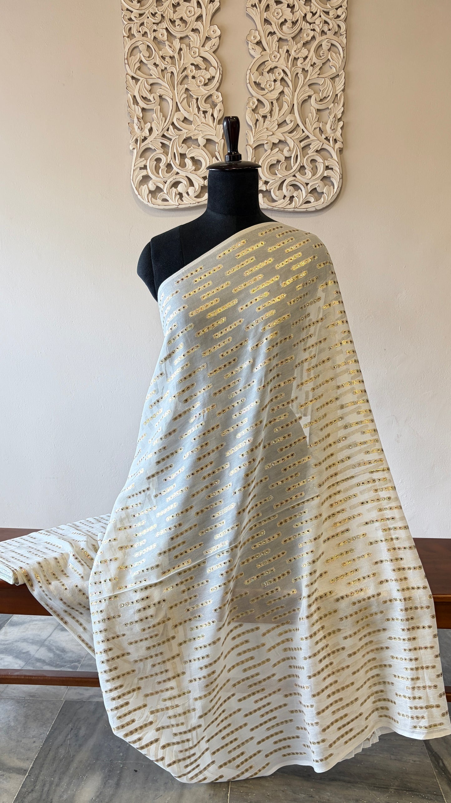 Zari Jacquard Georgette