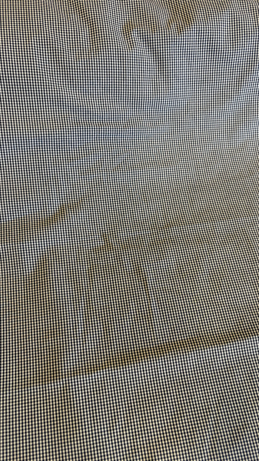 Export cotton check Black(Soft)