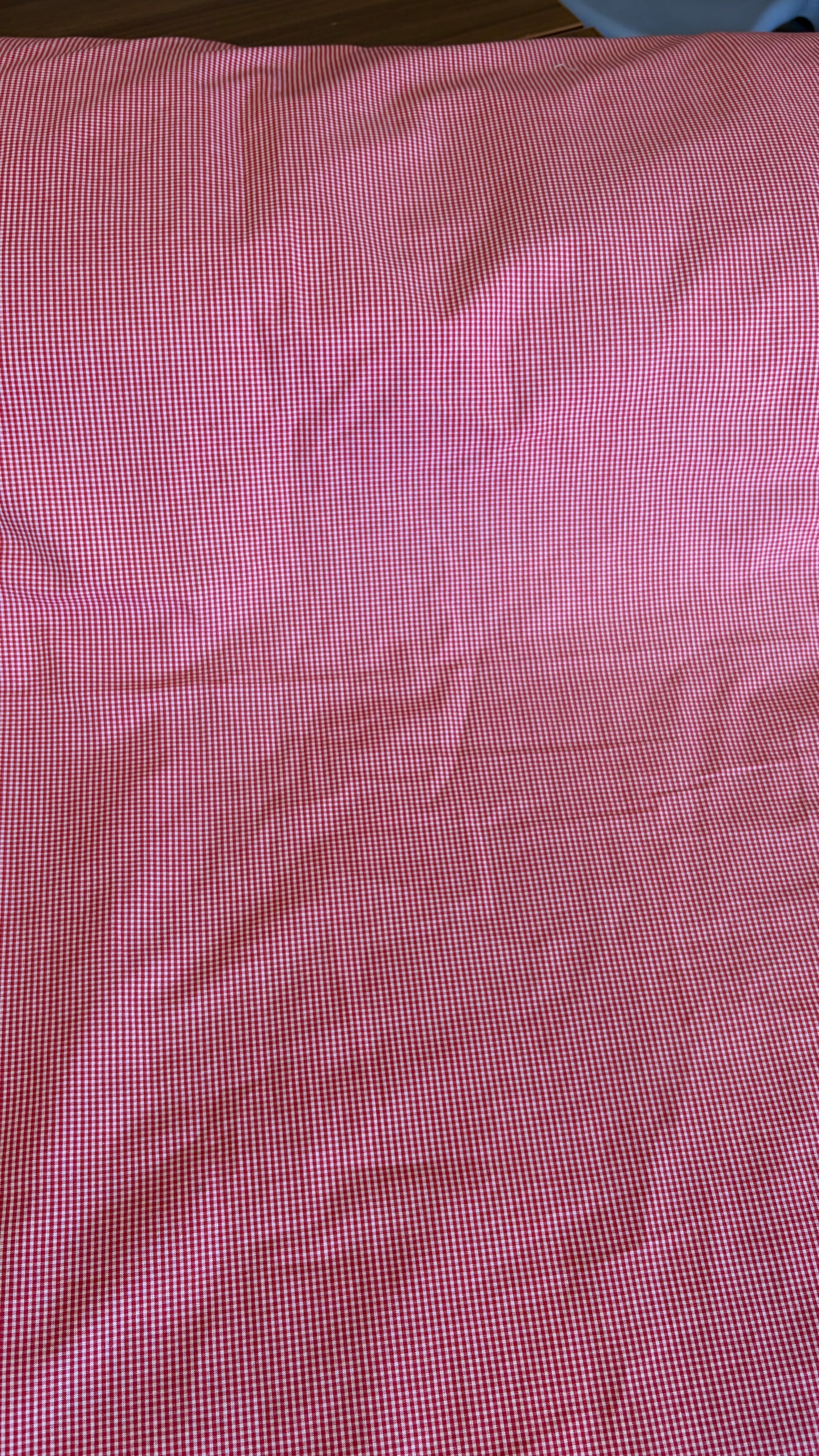 Export cotton check red(Soft)
