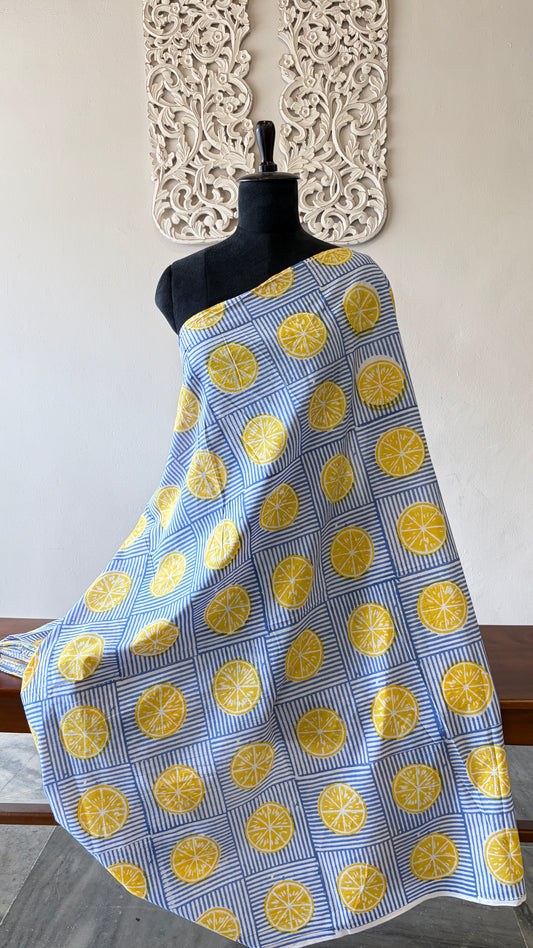 Pure Jaipur handblock fabric